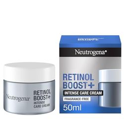 Neutrogena | Crema Notte Anti-Aging Intense Retinol Boost+ (50 ml) – Trattamento viso con retinolo per combattere i segni visibili dell'invecchiamento – Crema idratante antirughe con effetto