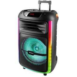 Trevi XFest XF 1400 KB Wireless Speaker 100 W, Portable Speaker with Microphone with Cable Included, USB, Micro SD, AUX-IN and Guitar, TWS Function, Built-in Rechargeable Battery