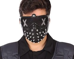 Atosa-59273 adembeschermingsmasker Punk, zwart (59273)