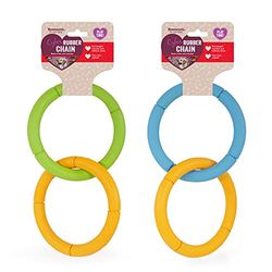 ROSEWOOD Cyber Rubber Invincible Chain Dog Pull Toy