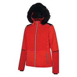 Regatta Manifesto Giacca da Sci e Snowboard, Impermeabile e Traspirante, Isolante, in Finta Pelliccia, con Cappuccio, Pannelli Elasticizzati e ghetta da Neve Rimovibile, Isolate Donna, Lollipop, 16