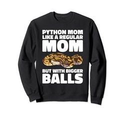 Bola Python Mamá Herpetólogo Fideos Reptil Pitón Real Sudadera