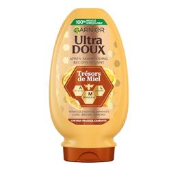 Garnier Ultra Doux - Après-Shampoing Reconstituant - Enrichi en Acacia, Lavande & Manuka - Pour Cheveux Fragiles & Cassants - Trésors de Miel - 200 ml