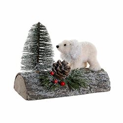 Figura dekoracyjna Dkd Home Decor Poliester Niedźwiedź (21 x 9 x 16 Cm)