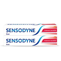 Sensodyne Dentifricio Trattamento Sensibilità, Per Proteggere i Denti Sensibili, Protezione Sensibilità Dentistico 24h, Confezione da 2 x 75 ml