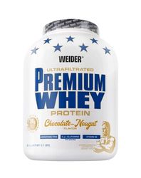 Weider Premium Whey Protein Poudre - Haute Teneur en Protéines, Faible Teneur en Glucides & Faible Teneur en Graisses avec L-Glutamine et Vitamine B6-2,3kg - Choco-Nougat