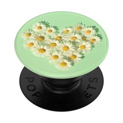 PopSockets: PopGrip - Supporto e Impugnatura per Telefoni Cellulari e Tablet con un Top Intercambiabile - Daisy Lover