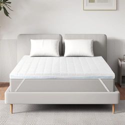 EGO HOME Materac nawierzchniowy 90 x 190 cm, wysokość 7 cm, stopień twardości H2, 7-strefowy, rdzeń z zimnej pianki, certyfikat Öko-Tex, nakładka na materac 90 x 190 cm, do łóżka kontynentalnego, sofy