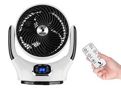BEPER P206VEN260 Digitale multi-directionele ventilator, Intelligente automatische verticale en horizontale rotatie, Luchtcirculatie, 12 snelheden, 12-uurs timer, Digitale motor