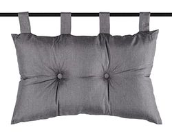 Nishane Pillow cabeça de cama, [Poliéster], antracite, altura, 70x45x1 cm, 72