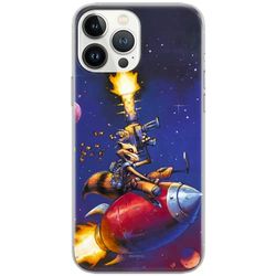 ERT GROUP mobiltelefonfodral för Samsung F62 / M62 originalt och officiellt licensierat Marvel mönster Rocket 007 optimalt anpassad till formen på mobiltelefonen, fodral tillverkad av TPU-plast