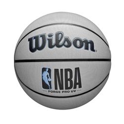 Wilson NBA Forge Pro UV Ball WZ2010801XB, Unisex basketballs, grey, 7 EU