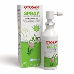 Otosan Spray Auriculaire – Nettoyant Oreille pour Conduits Auditifs Bouchés – Formule à base d’Arbre à Thé, Aloe Vera et Plantes Bio – Élimine le Cérumen Excédentaire – 50 ml