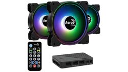 Aerocool Saturn 12F Pro RGB behuizing ventilator 12 cm (zwart) met afstandsbediening - ACF3-ST10247.01