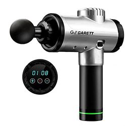 Massage gun garett beauty powerful silver