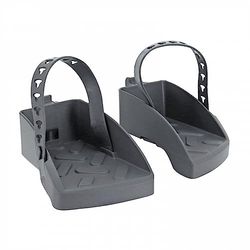POLISPORT 8640300004 – Ersättningsfotstöd + remmar för modell Guppy Mini stol i mörkgrå färg