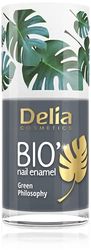 Delia Cosmetics - Bio Green Nail Polish - JUNGLE - Vegan Friendly - Perfect Opacity and Shine - Easy and Fast Application - Natural Ingredients - Long Lasting Color up to 6 Days - 11ml