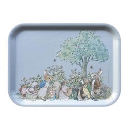 PIERRE RABBIT - WOODEN TRAY - PETER RABBIT - PETIT JOUR PARIS - 20 x 27.