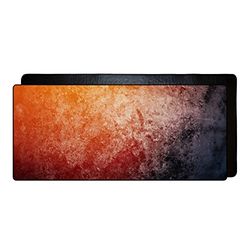 Gaming Mouse Pad da gioco rettangolare in tessuto stampato in digitale, fondo antiscivolo, bordo cucito nero per FPS, MOBA, giochi per giocatore singolo XL, dimensioni: 90X40 cm