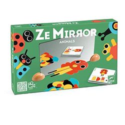 DJECO ZE Mirror Animals Jeux d'adresse, Multicolore, Small (36483)