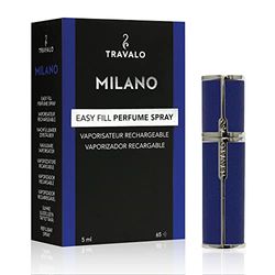 Travalo Milano HD Elegance Refill Parfumspray, 5 ml,blauw