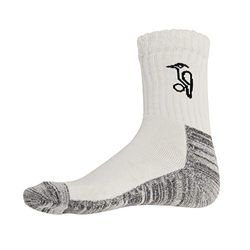 Kookaburra Chaussettes de cricket unisexe, crème, taille M