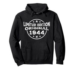 Compleanno vintage 1944 decorazione classica vintage Felpa con Cappuccio