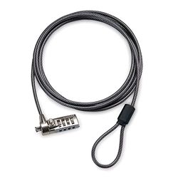 Targus DEFCON T-Lock Resettable Combo Cable Lock for Laptop Computer and Desktop Security (PA410U)