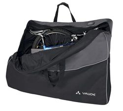 Vaude 15256 Big Bike Capa de bicicleta (85 x 130 x 28 cm), preto e cinzento