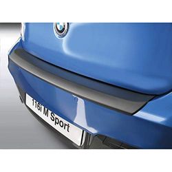 RGM Protezione paraurti Posteriore ABS Compatibile con BMW Serie 1 F20/F21 3/5 Porte 'M-Sport' 2011-2015 Nero