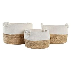 DKD Home Decor Zestaw koszy, standardowy