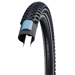 Schwalbe Marathon Plus MTB Perf, SmartGuard, TwinSkin Unisex Adulto, Nero, 27.5x210