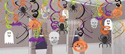 Halloween Hanging Swirls Decorations /30