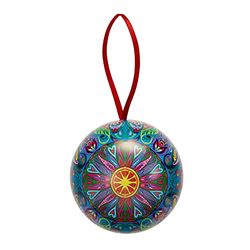 Heathcote & Ivory Love Revival-Beauty Bauble (Hand Cream 15ml, Lip Balm 9g) - Festive Bauble with Moisturizing Hand Cream and Lip Balm