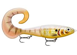 Rapala - Esca da Pesca Artificiale Spinning X-Rap Otus - Esca di Simulazione Acqua Dolce Corpo ABS e Coda Snodata in PVC - Profondità Nuoto 0.5-1m - 17cm/40g - Prodotta in Estonia - Pearl Ghost Gold