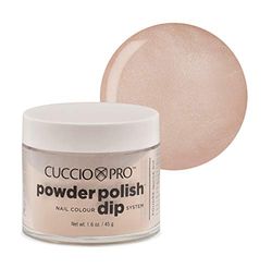 Cuccio Powder Polish - Acrylic Nail Colour Dip System - 45g (1.6oz) Dipping Powder - Iridescent Cream