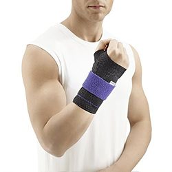 BAUERFEIND ManuTrain Bandage de poignet avec degré de stabilisation réglable individuellement, gauche, noir, taille 2