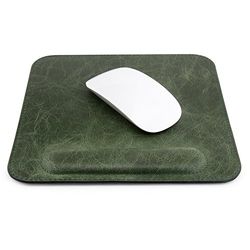 Londo Leder Mousepad met Polssteun (Groen)