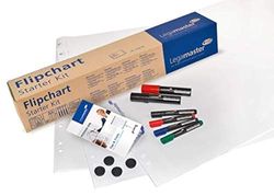 LEGAMASTER Kit de démarrage pour chevalet avec papier, marqueurs, aimants