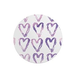 Questo Casa, Round Digital Printed Mouse Pad, Non-Slip Base, for Office and Home, Diameter:22cm