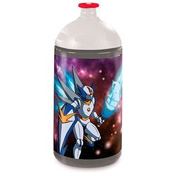 NICI 45469 drinkfles Weltall, 0,5 l, grijs