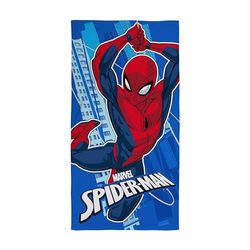 Character World Asciugamano ufficiale Disney Spider-Man | Superhero Swinging Fun, super morbido al tatto Go Spidey design | Perfetto per bagno, spiaggia e piscina | 100% cotone, taglia unica 140 cm x