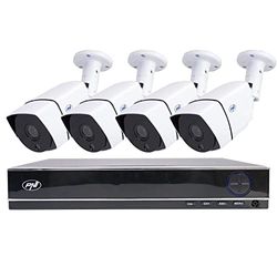 Kit de videovigilancia AHD PNI House PTZ1300 Full HD - NVR y 4 cámaras de Exterior 2MP Full HD 1080P con HDD de 1Tb Incluido