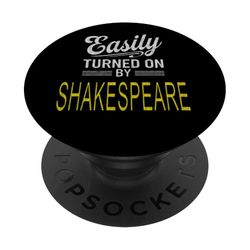 Angustiado Fácilmente Encendido Shakespeare Humorístico Lema Meme PopSockets PopGrip Adhesivo