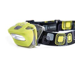 EMOS COB Led-buitenkoplamp, schokbestendig, 20 meter lichtbereik, 27 uur looptijd, 150 lumen, 3 lichtmodi, geel