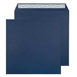 Blake Creative Colour 220 x 220 mm 120 gsm Square Peel & Seal Envelopes (520) Oxford Blue - Pack of 250