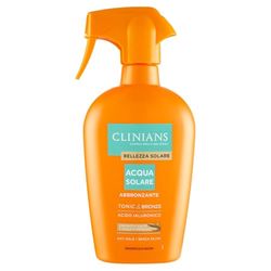 CLINIANS | Acqua Solare Abbronzante Tonic & Bronze, con Succo d'Aloe, Acqua di Bergamotto e Acido Ialuronico, 450mL
