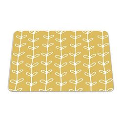 Bonamaison, Tappetino per mouse rettangolare, con stampa digitale, antiscivolo, per ufficio e casa, dimensioni: 22 x 18 cm