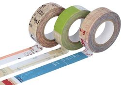 Classiky Set met 3 Masking Tape Washi graffiti in verschillende kleuren, 15 mm x 15 m.