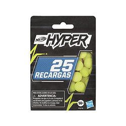 Nerf Hyper projekty uzupełniania, 25 sztuk, w tym 25 oficjalnych pocisków Nerf Hyper, do użytku z Nerf Hyper-Launcher
